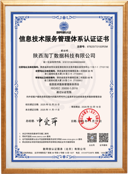 ISO/IEC 20000 Certification