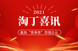 喜讯！淘丁科技荣获2021年陕西省代理记账行业最具“竞争性”百强企业！缩略图