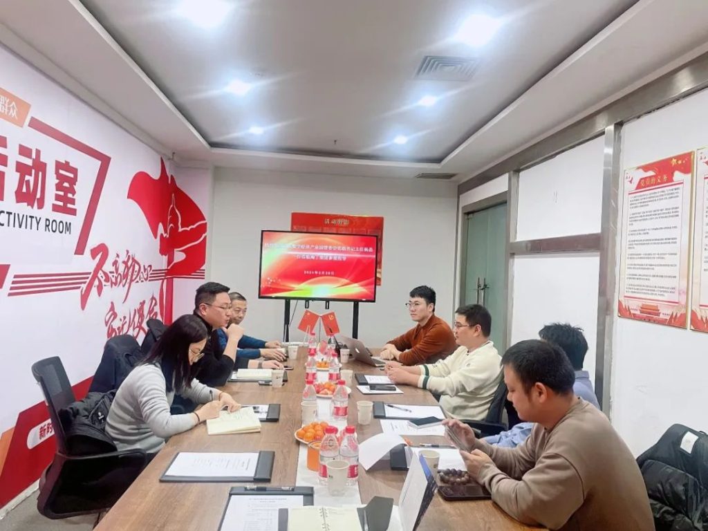 重庆数字经济产业园管理委员会领导一行莅临淘丁集团参观交流插图2