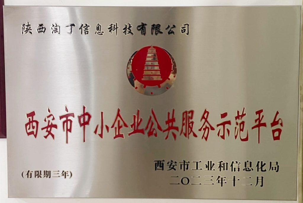 喜讯！实力见证辉煌，淘丁科技荣获“第十批西安市中小企业公共服务示范平台”插图2