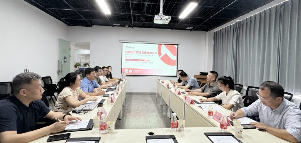 淘丁快讯 | 西安市数据局副局长郭锐一行莅临淘丁集团参观调研插图1