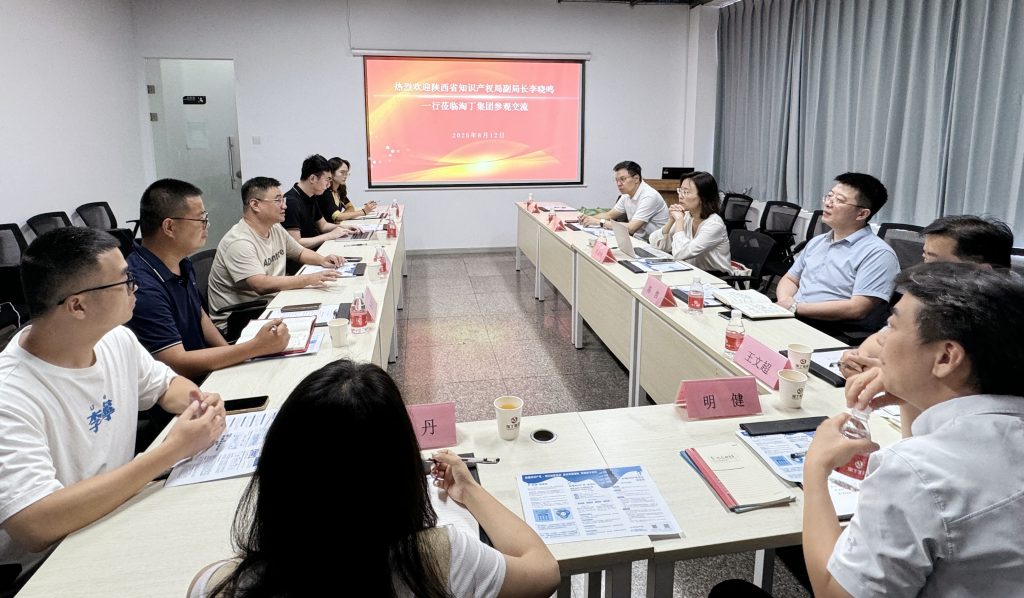 淘丁快讯 | 陕西省知识产权局副局长李晓鸣一行莅临淘丁集团参观交流插图1