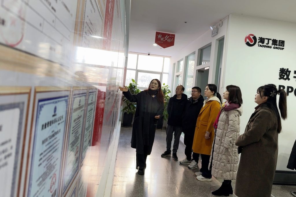校企融合促发展！西安文理学院教师团队莅临淘丁参观交流插图