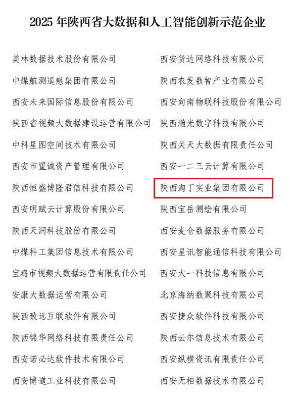 荣膺三项大奖！淘丁在2026陕西省人工智能和大数据产业发展大会荣获多项荣誉插图1