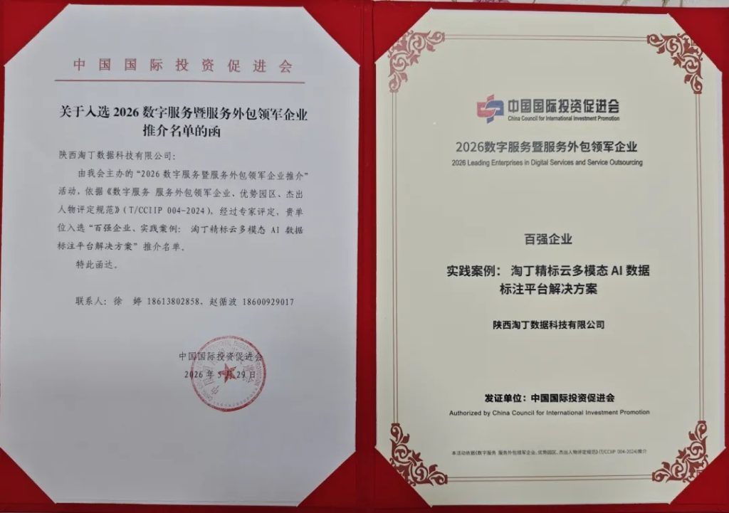 喜讯!淘丁数科荣获“2026数字服务暨服务外包领军企业”插图1 喜讯!淘丁数科荣获“2026数字服务暨服务外包领军企业”插图1